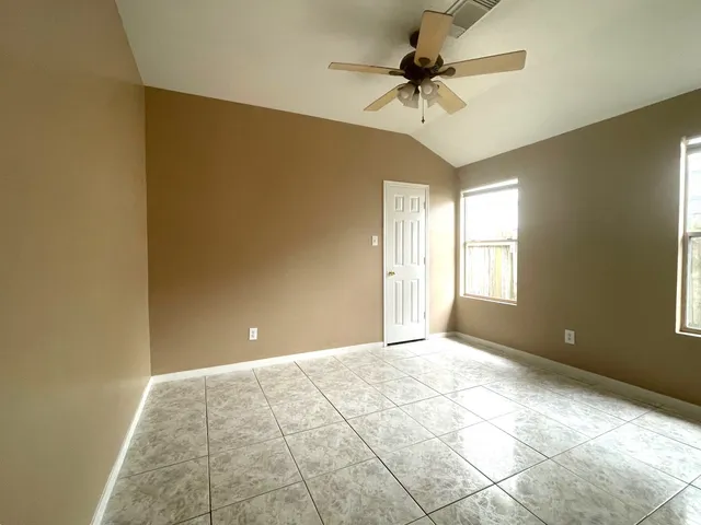 a view of a small space with window