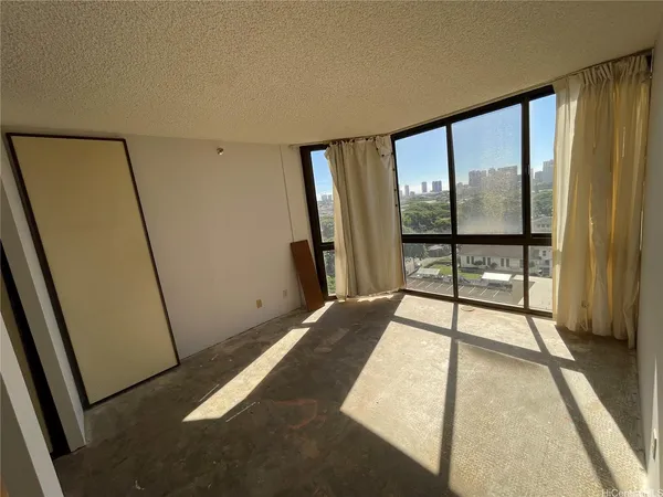 a view of a large window with outer view
