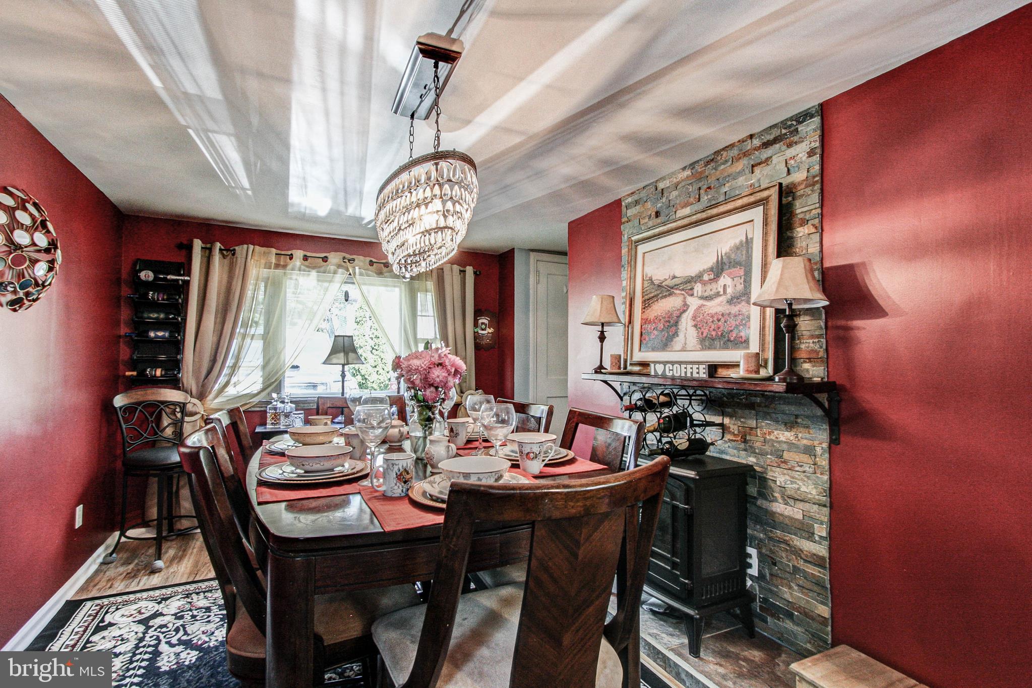 220 Byberry Road Hatboro, PA 19040 - Photo 16 of 28 Dining Room with electric fireplace