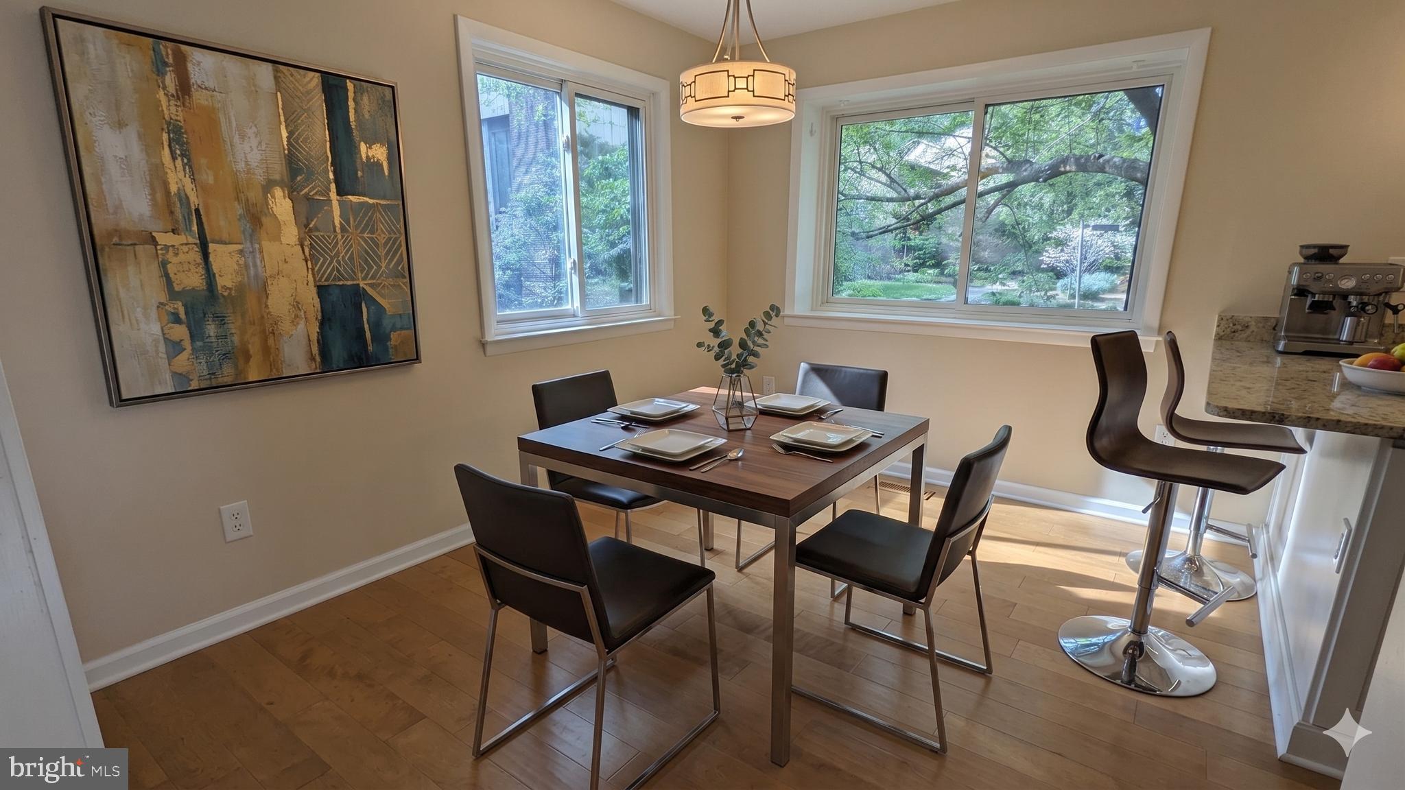 2200 Glencourse Lane Reston, VA 20191 - Photo 9 of 66 a view of a dining room with furniture window and outside view