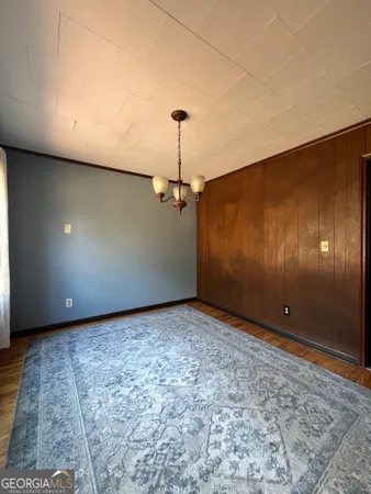 a view of empty room