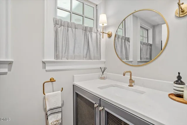 front view of a brick building