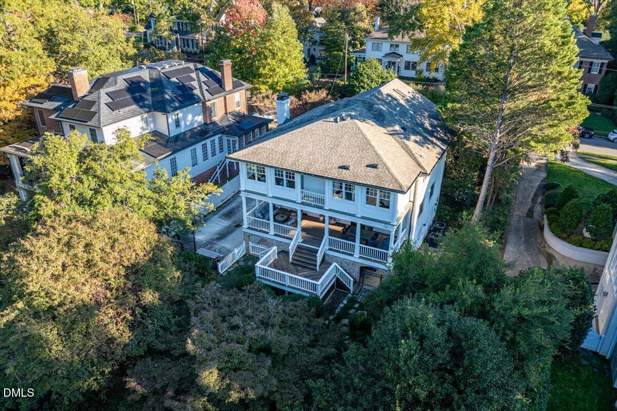 1015 Harvey Street Raleigh, NC 27608 - Photo 70 of 95 an aerial view of a house