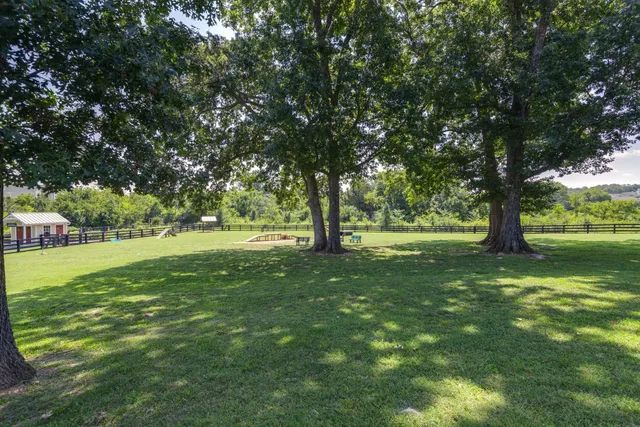 a view of outdoor space with a garden