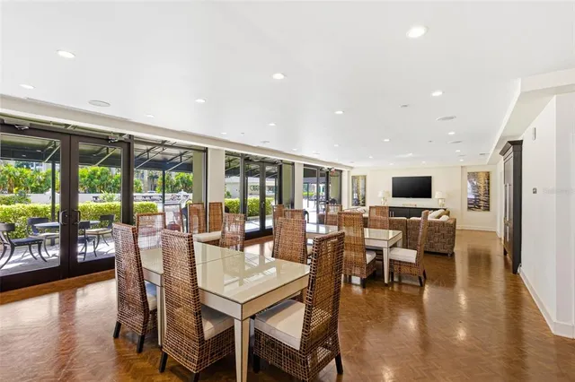 a view of a house with sitting area and garden