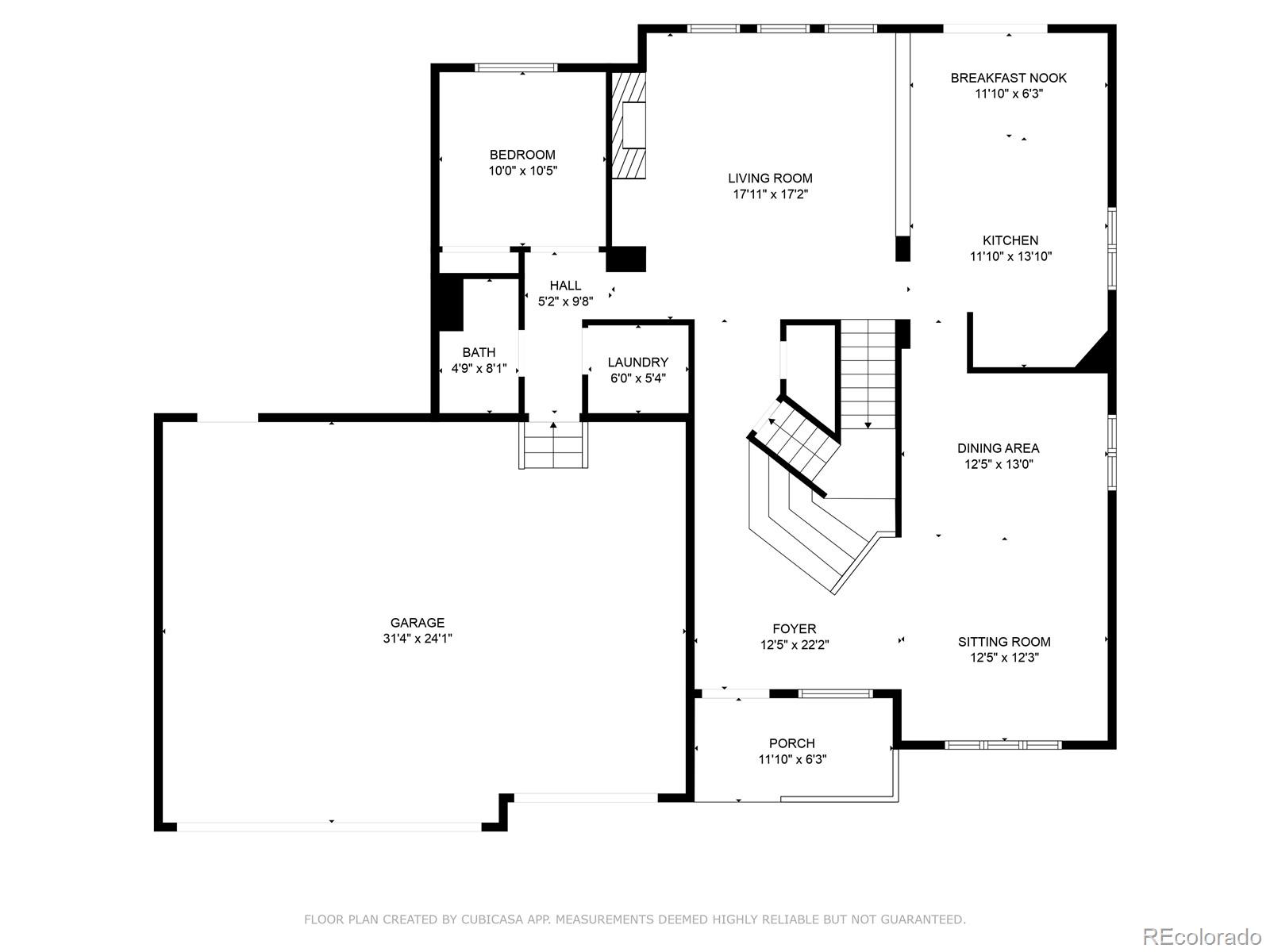 5126 Tuscany Court Highlands Ranch, CO 80130 - Photo 47 of 50 a picture of a floor plan