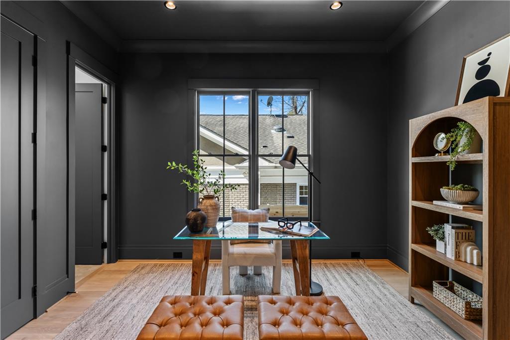 1140 Rosedale Drive Northeast Atlanta, GA 30306 - Photo 6 of 41 a dining room with furniture and a floor to ceiling window