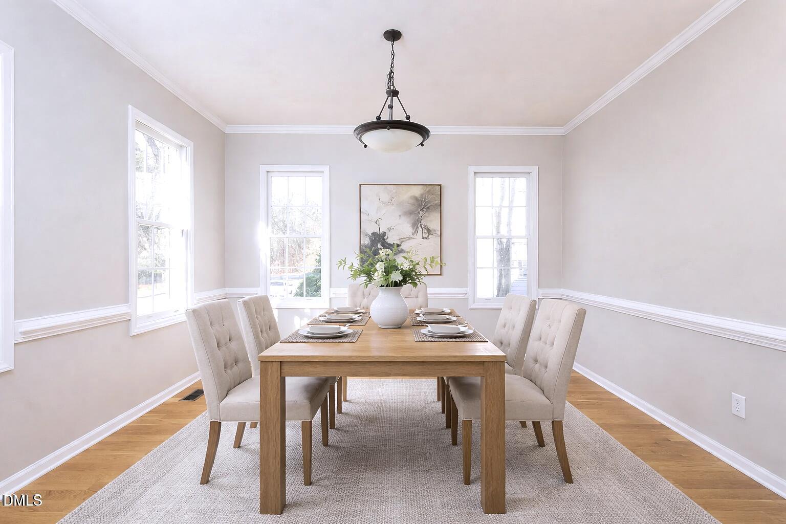 115 Chancellors Ridge Drive Durham, NC 27713 - Photo 11 of 57 VirtuallyStagedDiningRoom