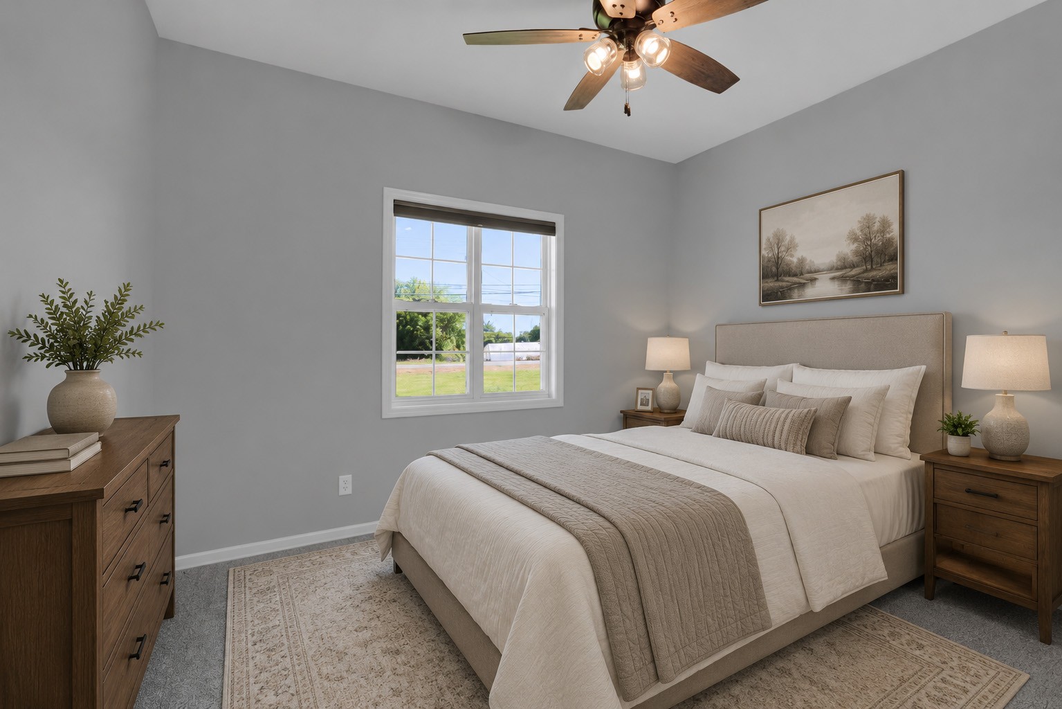 3896 Lynchburg Road Winchester, TN 37398 - Photo 34 of 57 a bedroom with a large bed and a window