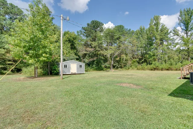 a view of an outdoor space and a yard