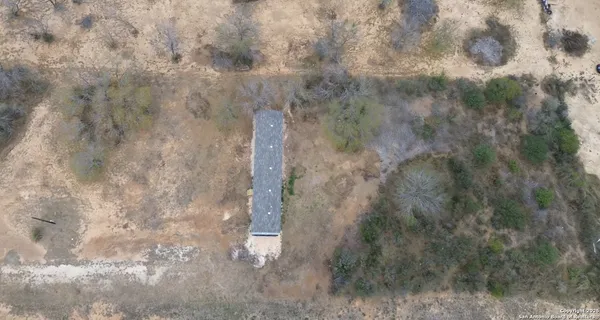 a view of a dry yard