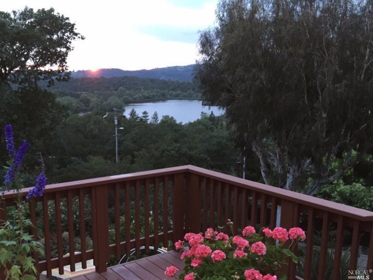 5420 Bader Road Santa Rosa, CA 95409 - Photo 1 of 1 View of Spring Lake from the expansive deck