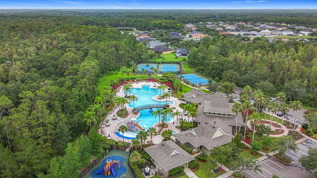 20626 Longleaf Pine Avenue Tampa, FL 33647 - Photo 86 of 86 an aerial view of a houses with a yard