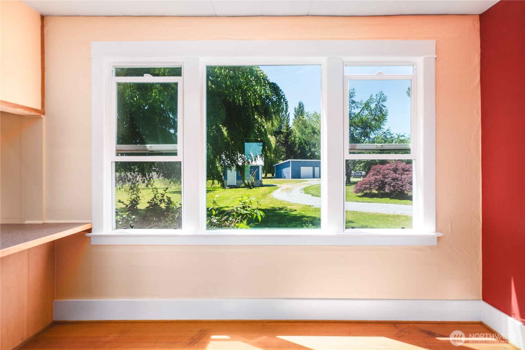 19719 Dry Slough Road Mount Vernon, WA 98273 - Photo 17 of 40 a view of a large window with a floor to ceiling window