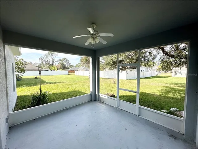 a view of an ocean from a big room