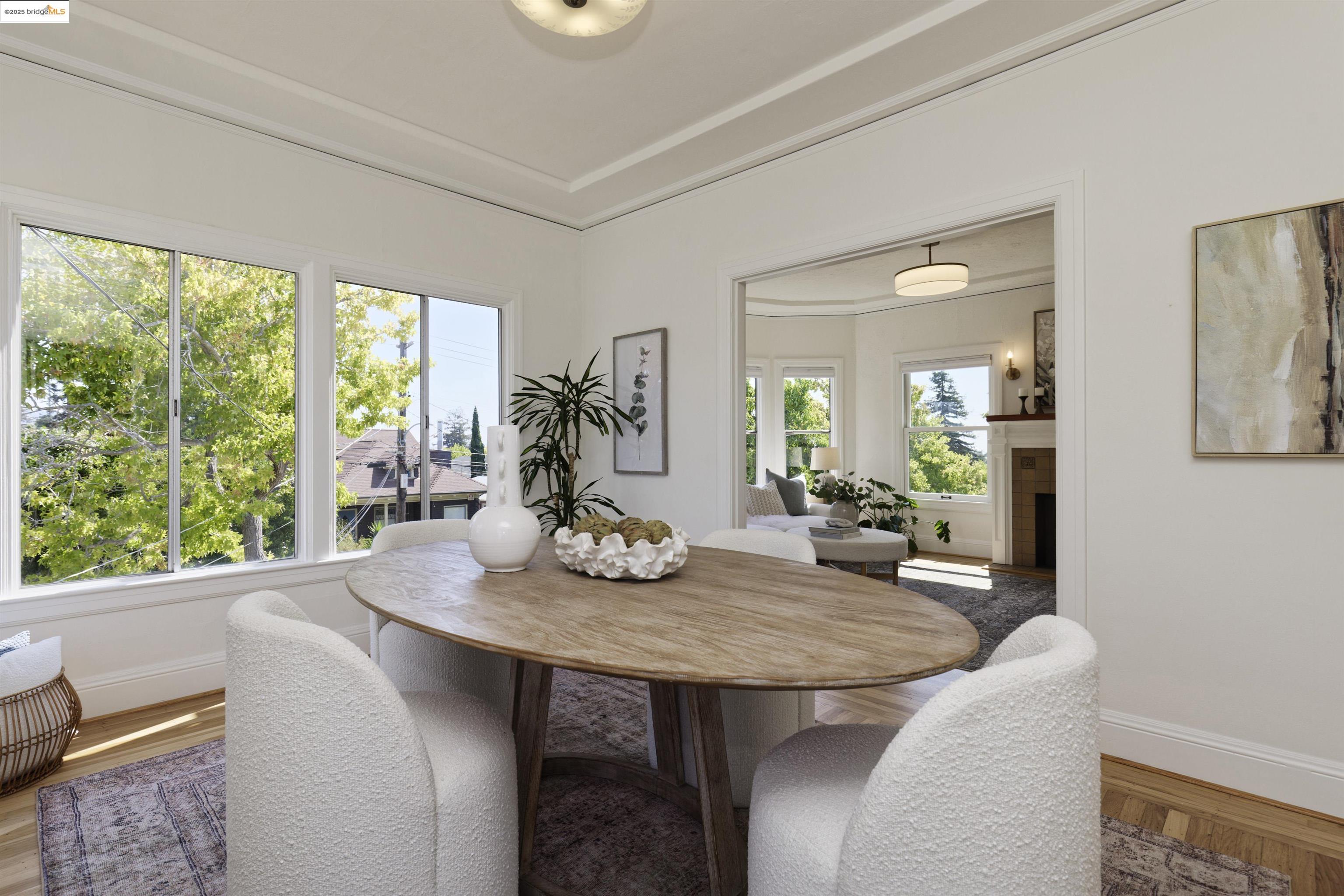 3945 Randolph Avenue, Unit 2 Oakland, CA 94602 - Photo 11 of 43 a view of a dining room with furniture window and outside view