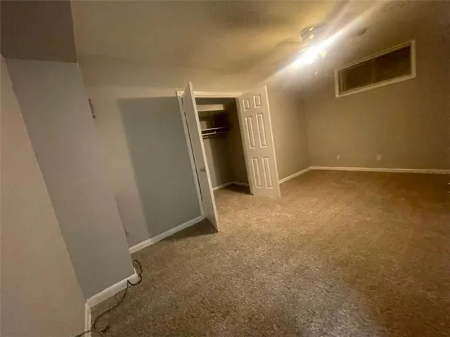 a view of an empty room