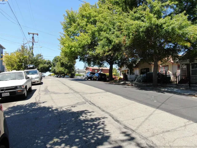a view of the street