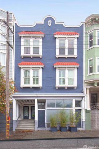 a front view of a multi story residential apartment building