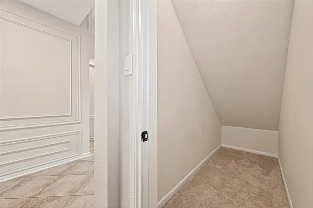 a view of closet area