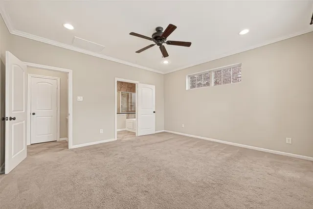 a view of an empty room