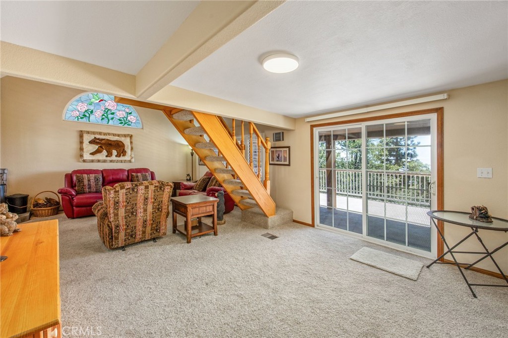 1134 Scenic Way Rimforest, CA 92378 - Photo 7 of 37 Dining Area and Slider Access to the Deck