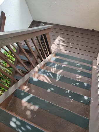 a view of a staircase