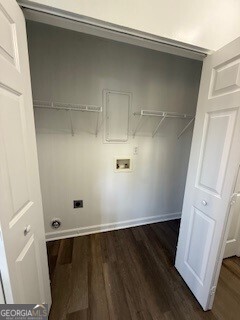 122 Saine Drive Southwest, Unit 307 Marietta, GA 30008 - Photo 11 of 22 view of a room with wooden floor and white walls
