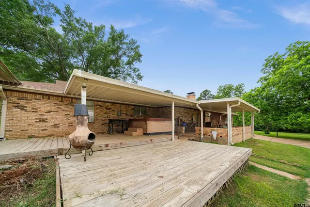 front view of house with a garden