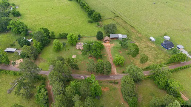 a view of a lake with a houses