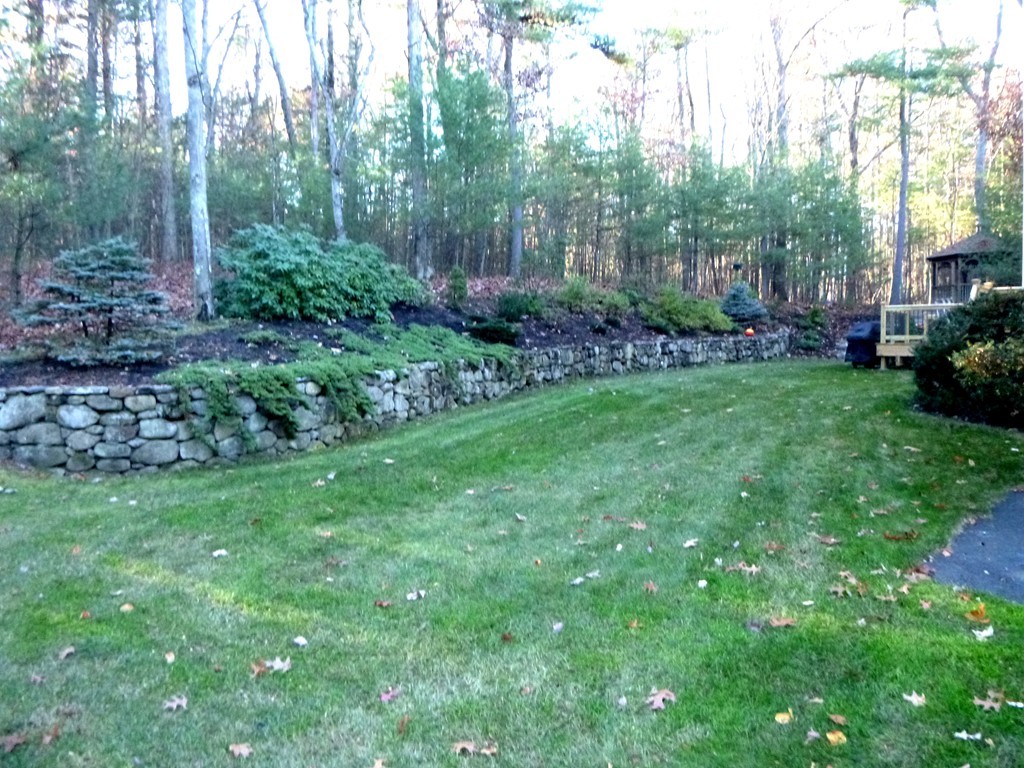 175 Robinson Road Boxborough, MA 01719 - Photo 27 of 30 a view of a garden with large trees