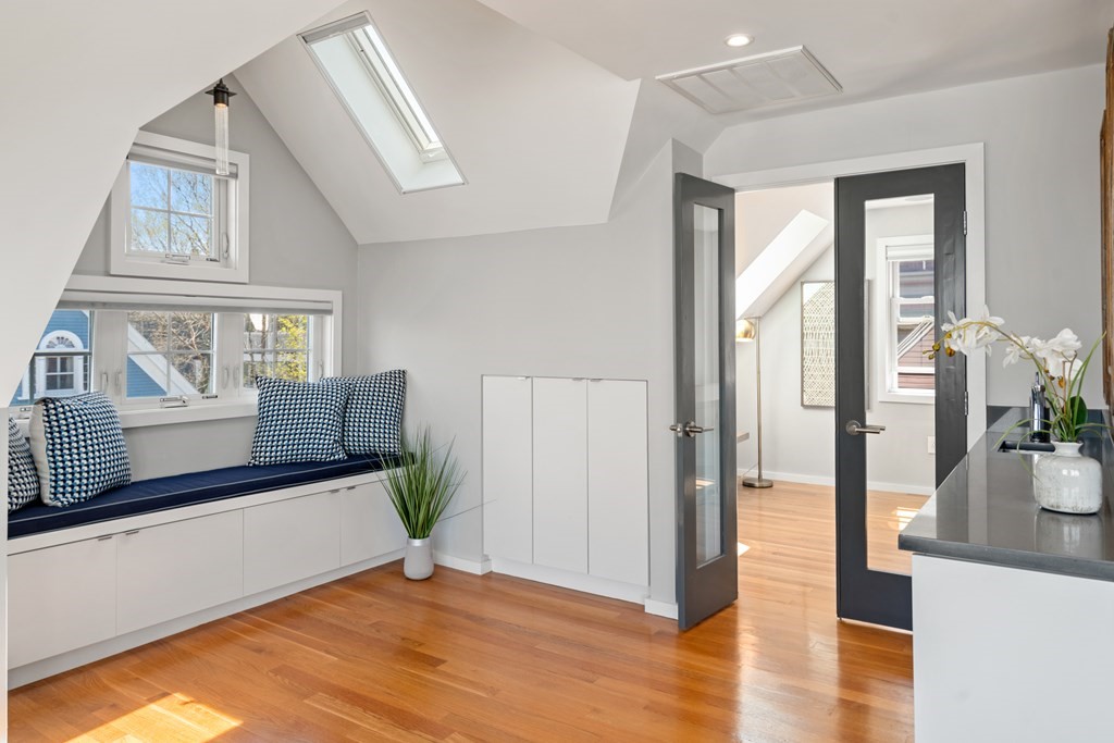 19 Salcombe Street Boston, MA 02125 - Photo 11 of 40 a view of a living room and a balcony
