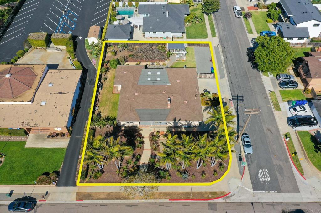 3326 Monroe Street Carlsbad, CA 92008 - Photo 45 of 63 an aerial view of a house with a swimming pool