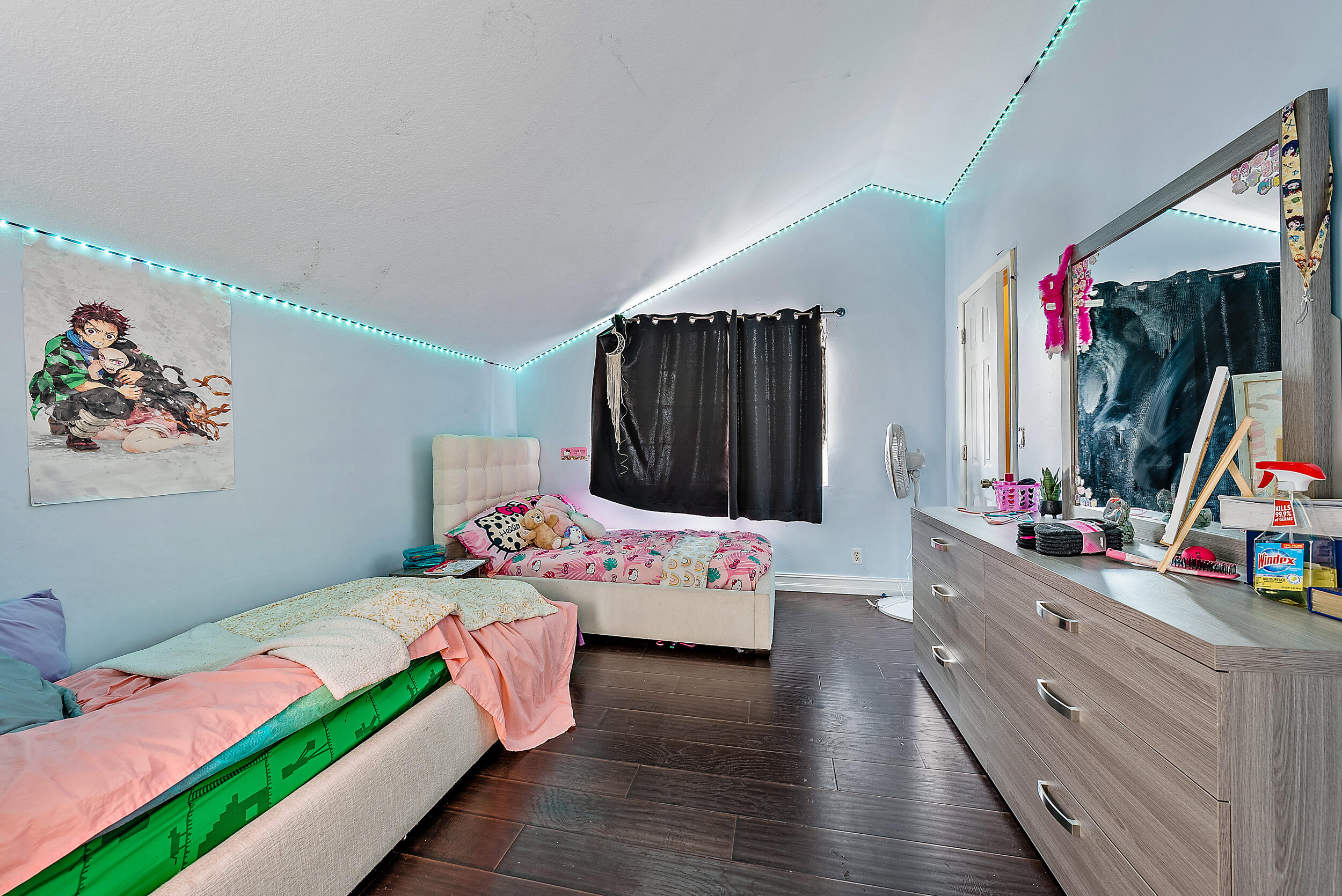 5872 Rambler Rose Way West Palm Beach, FL 33415 - Photo 20 of 30 a bedroom with a bed dresser and flat screen tv