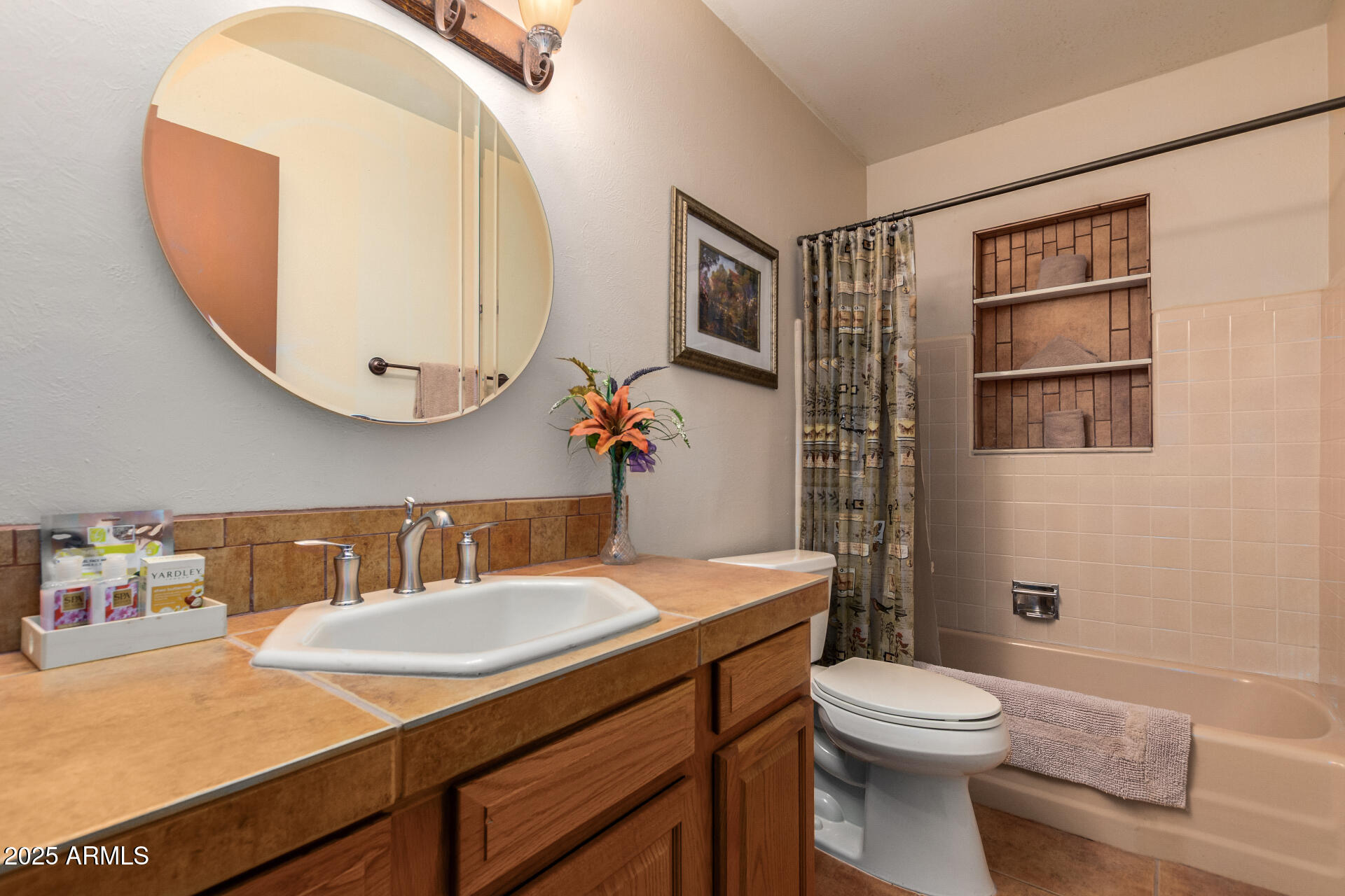 6419 East Cactus Road Scottsdale, AZ 85254 - Photo 24 of 38 a bathroom with a sink a toilet and shower