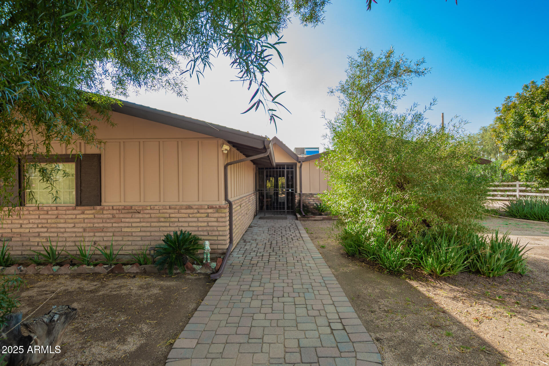 6419 East Cactus Road Scottsdale, AZ 85254 - Photo 38 of 38 a front view of a house with a yard and potted plants