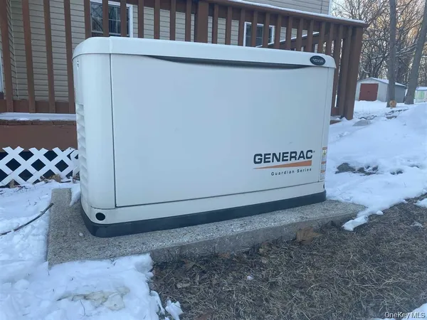 a view of a wall with rack