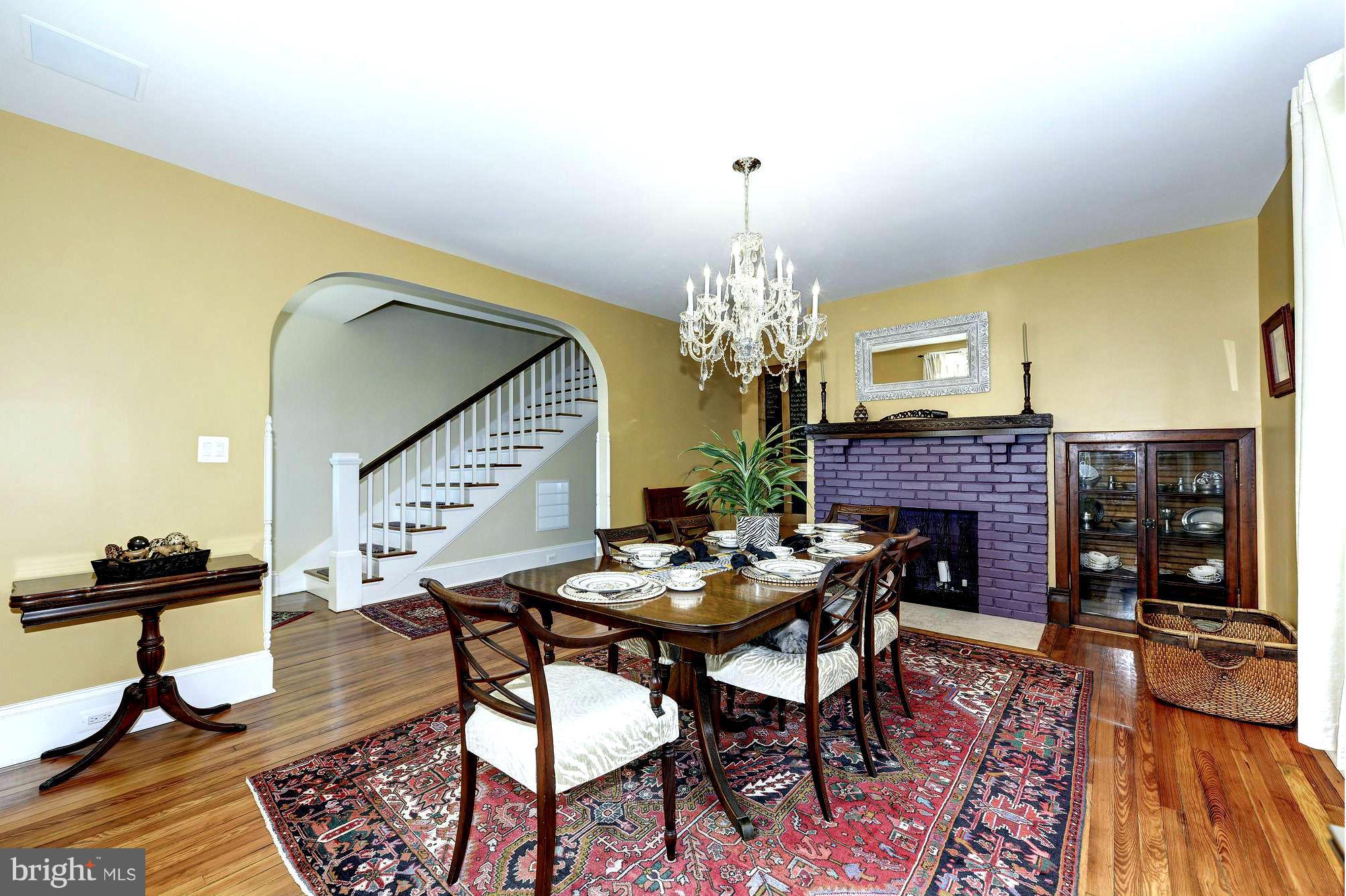4048 Rectortown Road Marshall, VA 20115 - Photo 10 of 30 a view of a dining room with furniture and chandelier