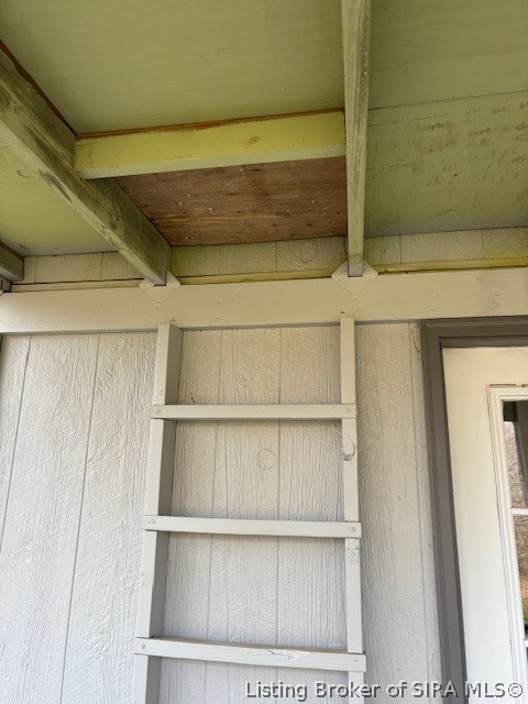 6024 Little Patoka Road Taswell, IN 47175 - Photo 26 of 33 Access to attic is from the covered deck