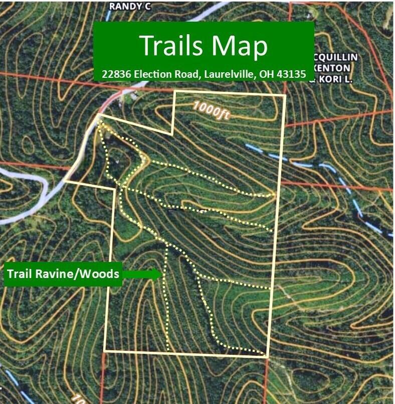 0 Election Road Laurelville, OH 43135 - Photo 33 of 33 trails map
