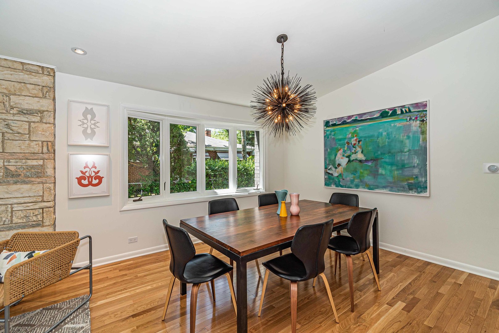 1146 Rago Avenue Deerfield, IL 60015 - Photo 5 of 25 a view of a dining room with furniture window and wooden floor