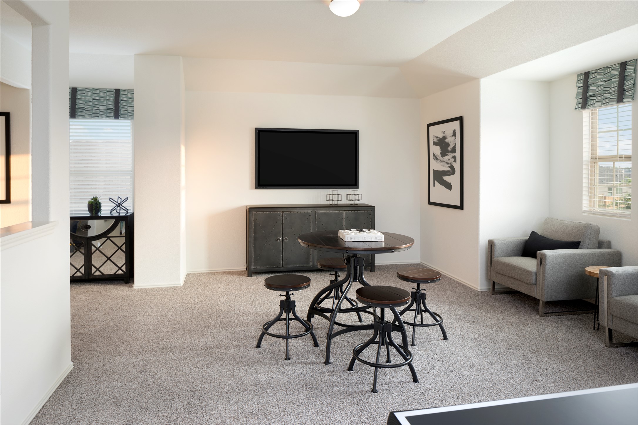 105 Parsons Kyle, TX 78640 - Photo 12 of 17 a living room with furniture and a flat screen tv