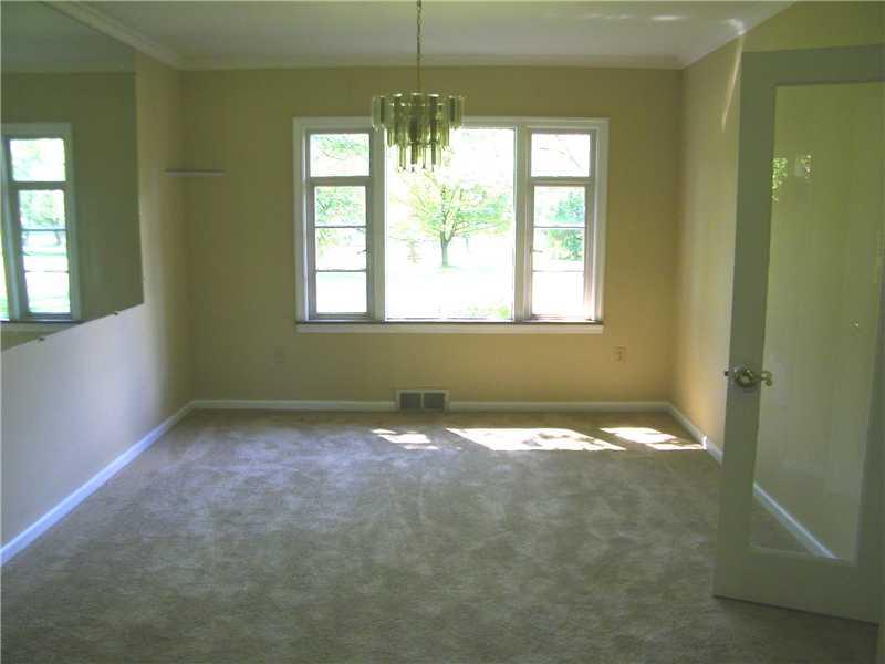 427 Blackhawk Road Beaver Falls, PA 15010 - Photo 4 of 19 Dining Room. The dining room will host both formal dinners or everyday meals. Notice the attractive deco style chandelier, large picture, and french doors to the kiitchen! New carpeting and crown moldings complete the charm!