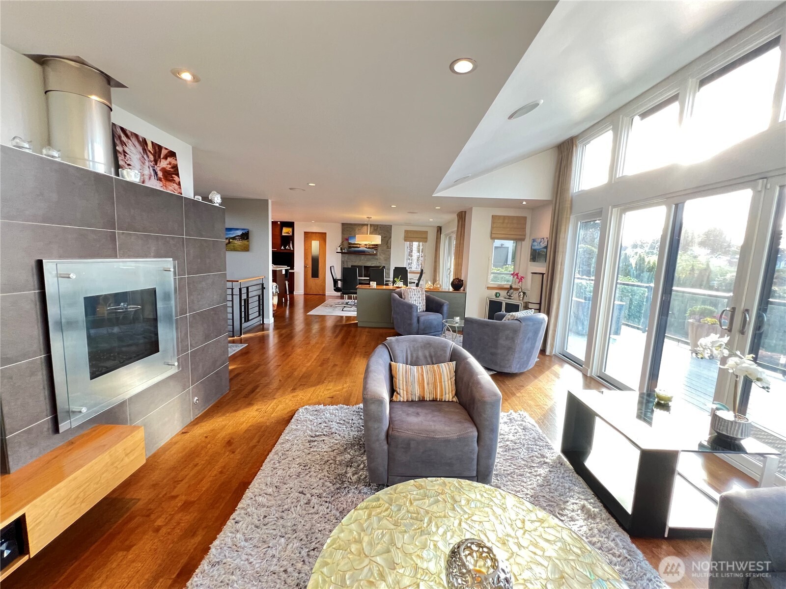 19605 Military Road South SeaTac, WA 98188 - Photo 15 of 40 a living room with furniture and a fireplace