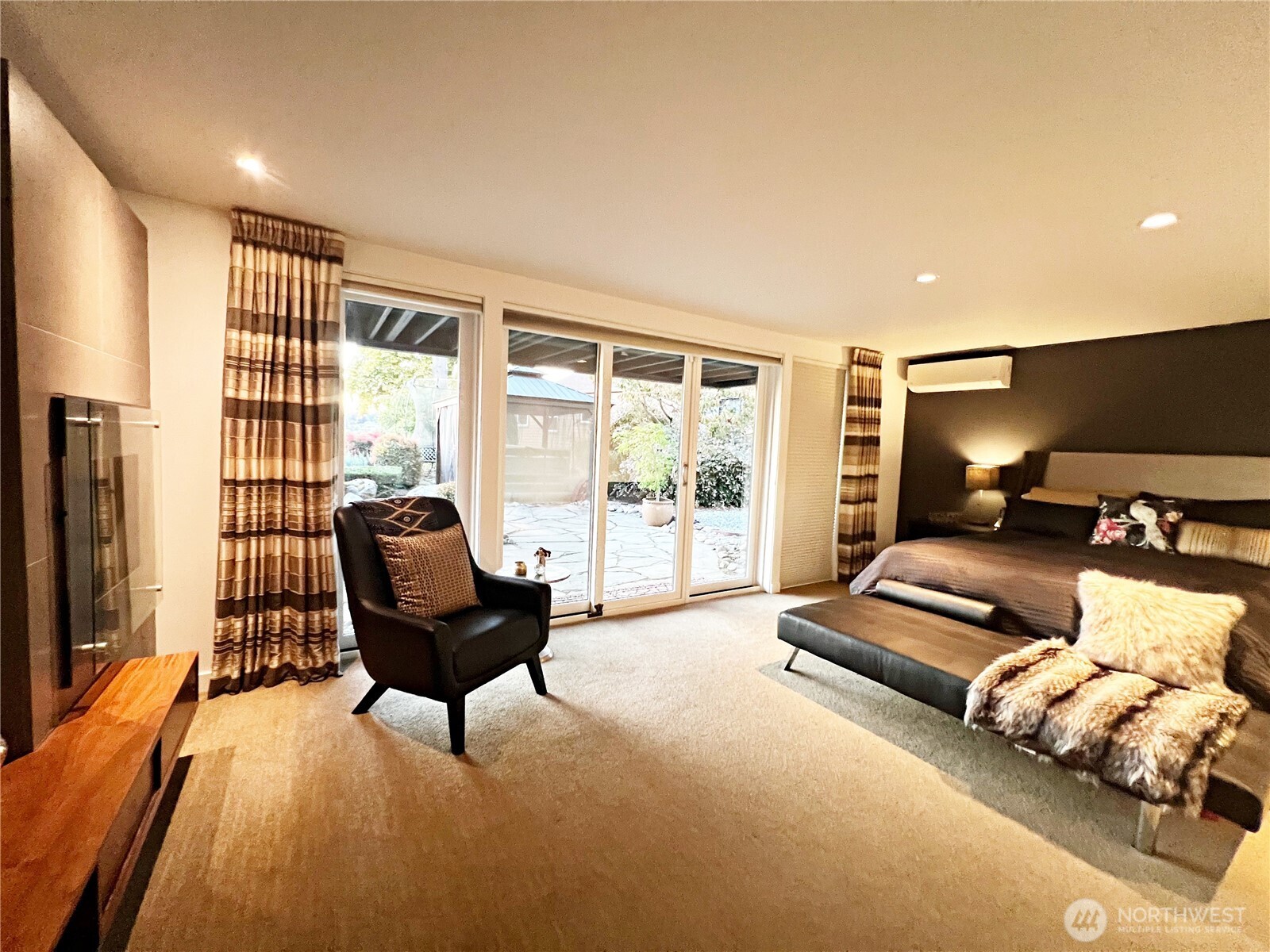 19605 Military Road South SeaTac, WA 98188 - Photo 25 of 40 a bedroom with furniture and large windows