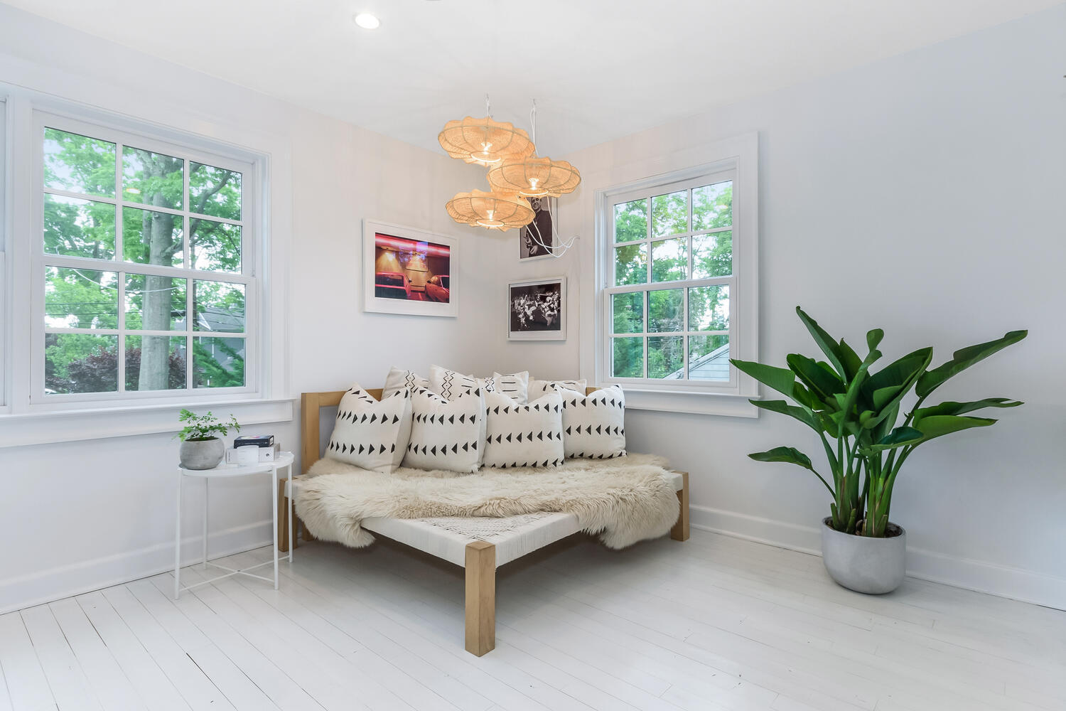 16 Mayflower Road Darien, CT 06820 - Photo 11 of 35 a living room with furniture and a potted plant
