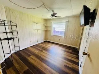 wooden floor in an empty room