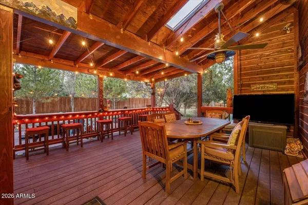 a view of a outdoor space with seating area and furniture