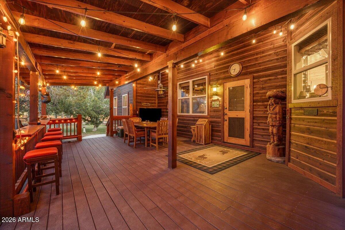2952 Country View Lane Overgaard, AZ 85933 - Photo 39 of 81 a view of a patio with table and chairs