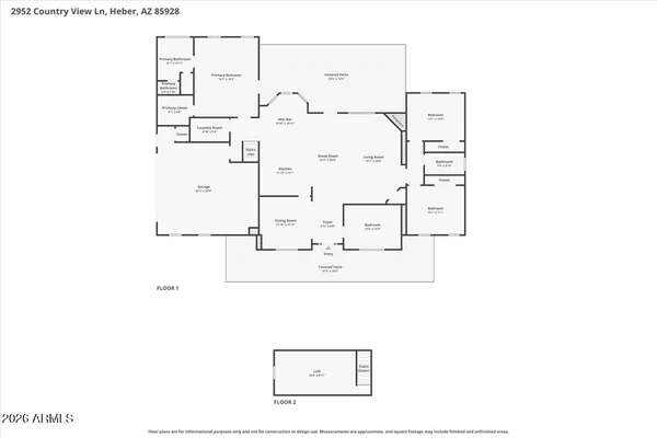 $760,000 | 2952 Country View Lane, Overgaard, AZ 85933